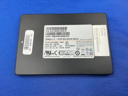 Cisco 7lm1t9 samsung - mz-7lm1t9, pm863a